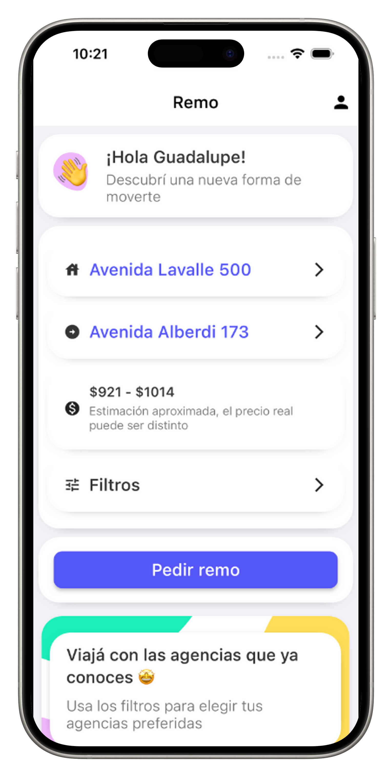 Remo App Interface